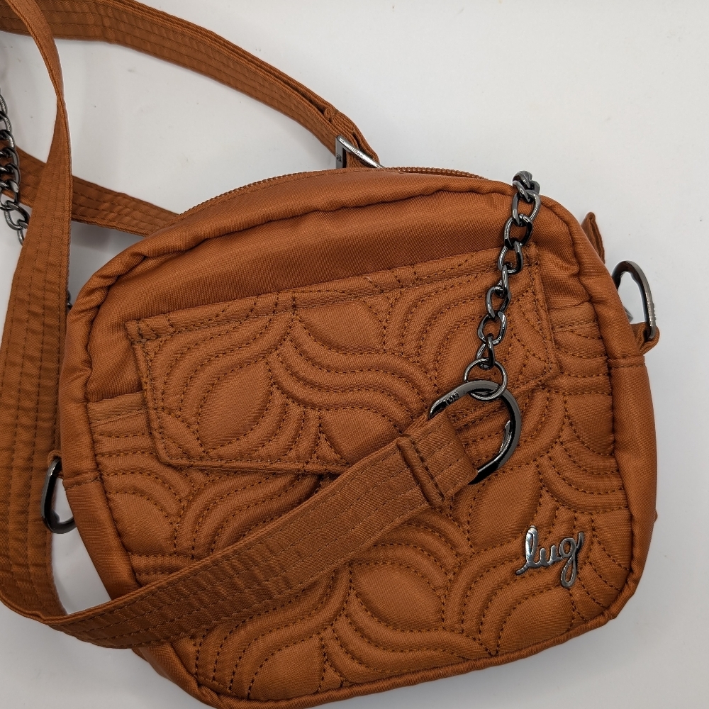 Lug Swing Women's Tan Quilted Crossbody /Belt Bag